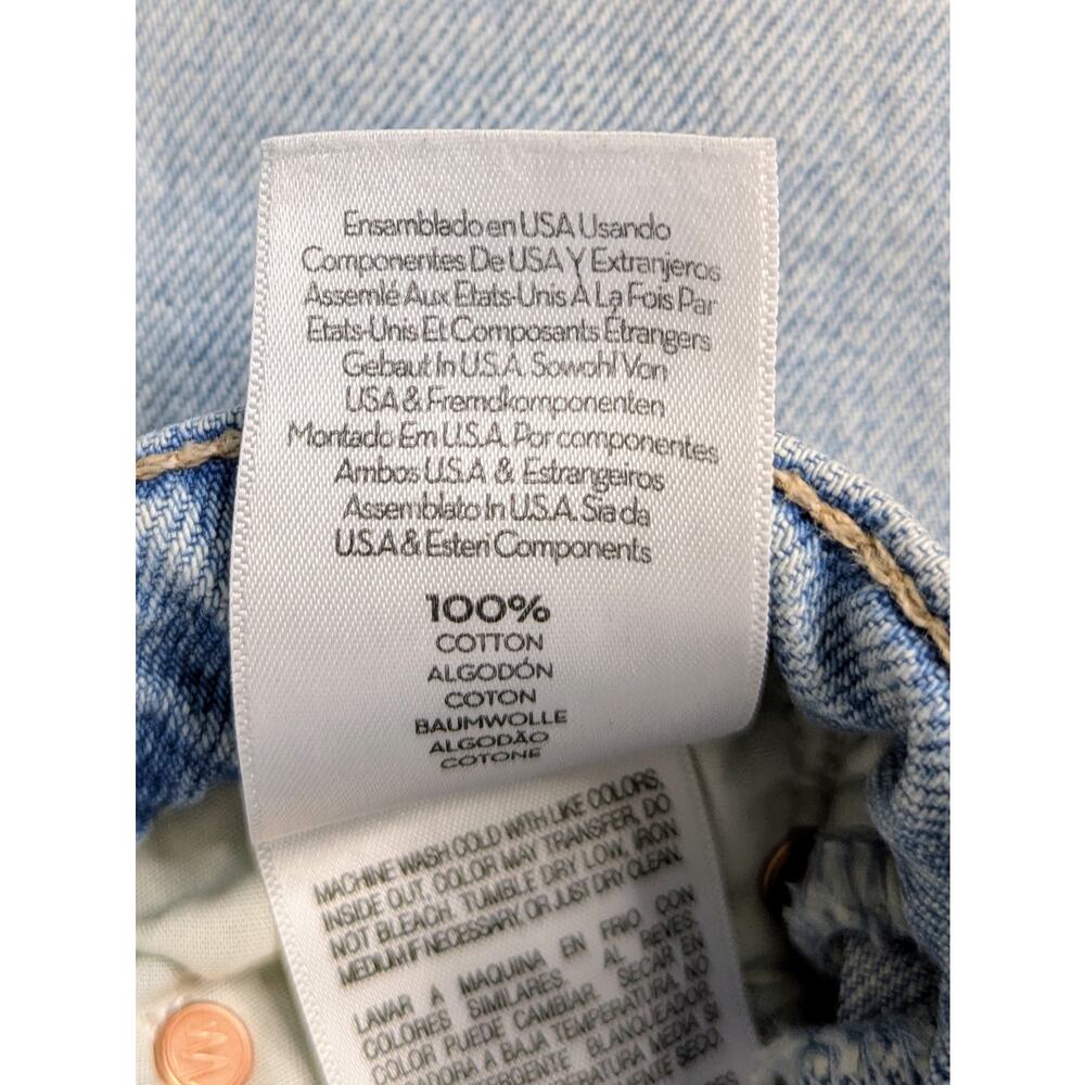 MOTHER Superior Half Pipe Ankle Jeans 27 NWT This Is How I Roll Cotton Blue - Picture 13 of 16